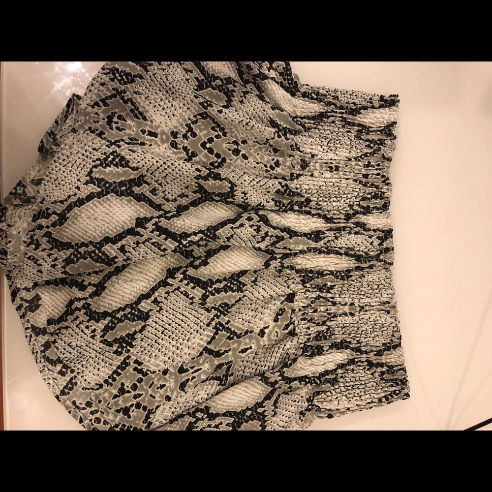 Snake Skin Dressy Shorts
